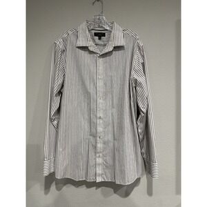 Banana Republic Men's Non-Iron Dress Shirt, Slim Fit, Wrinkle Free, XL‎
